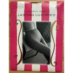 Victoria's Secret LASTING LUXURIES‎ Control Top Sheer Enhanced Toe Buff Small